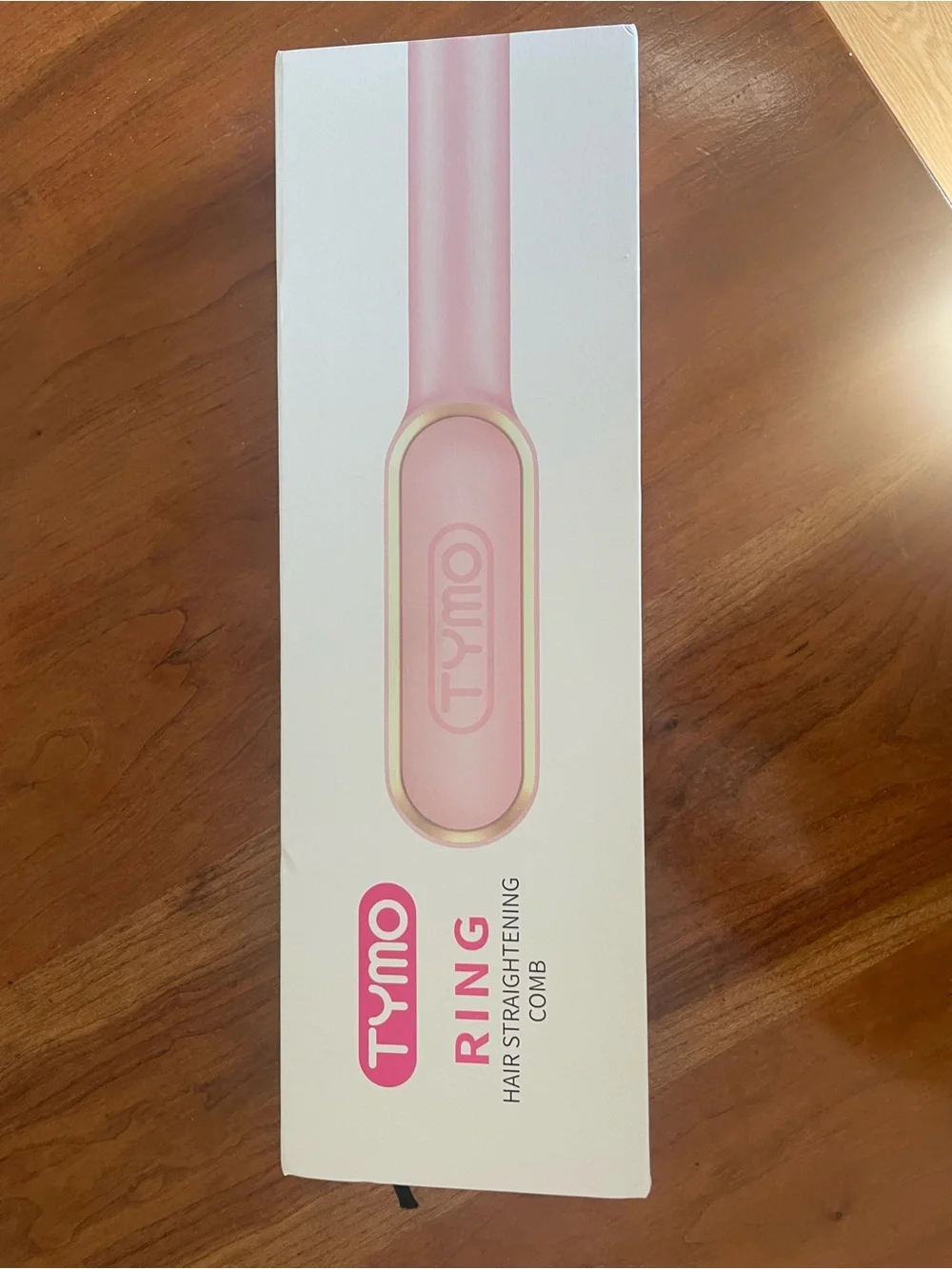 TYMO Ring Pink Hair Straightening Comb - Smooth Styling